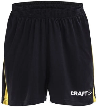 Craft Progress Contrast Shorts Kinder 9552 schwarz sweden gelb