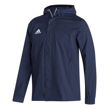 Adidas Entrada Allwetterjacke blau schwarz H57472