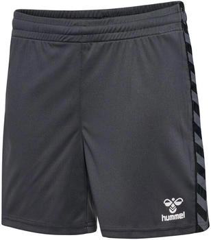 Hummel Hmlauthentic Pl Shorts Kinder Short grau