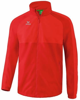 Erima Team Allwetterjacke Kinder rot schwarz