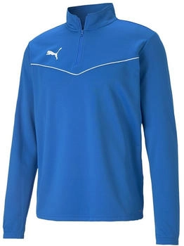 Puma teamRISE 4-Zip Top electric blue lemonade