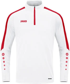 JAKO Power Sweatshirt weiss rot F004