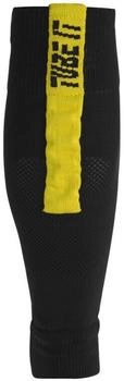 Uhlsport TUBE IT Fußball Sleeve-Stutzen schwarz limonengelb
