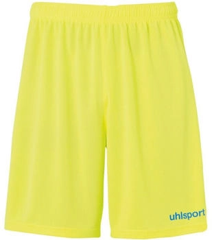 Uhlsport Center II Shorts ohne Innenslip fluo gelb schwarz