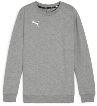 Puma teamGOAL Casuals Crew Neck Sweatshirt grau weiß