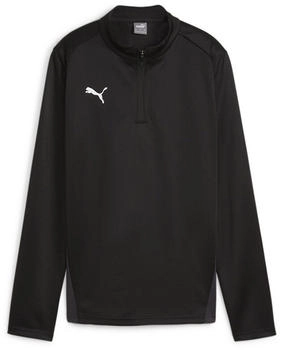 Puma teamGOAL 4-Zip Trainings-Top schwarz wei&szlig; dunkelgrau