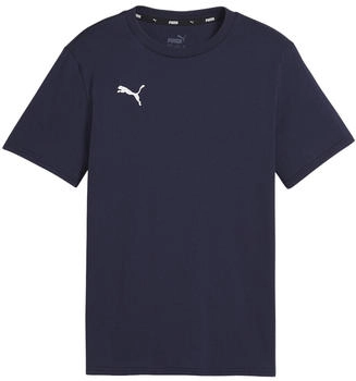 Puma teamGOAL Casual T-Shirt Kinder blau schwarz F06