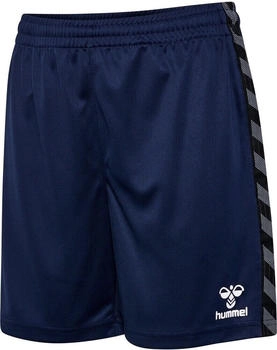 Hummel Hmlauthentic Pl Shorts Kids blau schwarz