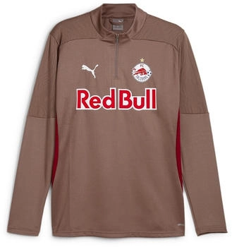 Puma FC Red Bull Salzburg 4-Zip Trainings-Top dark clove team regal red