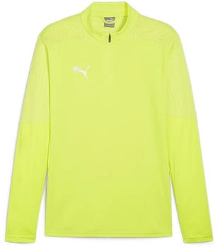 Puma teamFINAL 4-Zip Trainings-Top electric lime puma silver