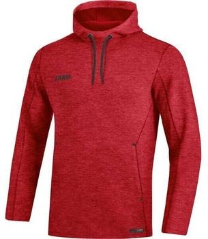 JAKO Kapuzensweat Premium Basics rot meliert
