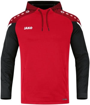 JAKO Kinder Kapuzensweat Performance rot schwarz