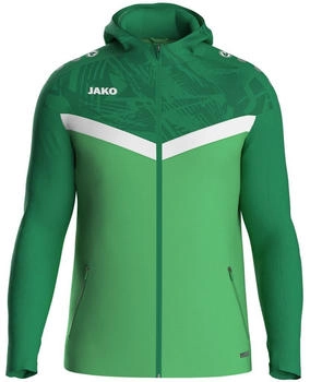 JAKO Iconic Kapuzenjacke soft green sportgrün