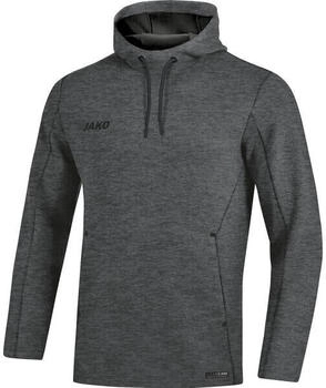 JAKO Kapuzensweat Premium Basics anthrazit meliert