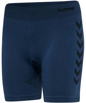 Hummel First Seamless Training Short Tights Funktionsshort blau