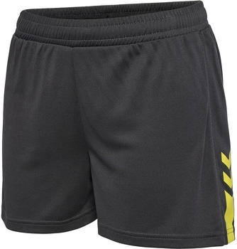 Hummel Hmlactive Pl Shorts Woman Short grau schwarz