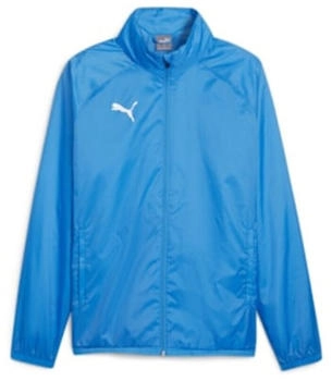 Puma Teamgoal All Weather Jacket electric blue lemonade weiß 02