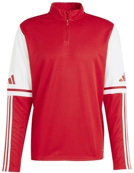Adidas Squadra 4-Zip Sweatshirt JD2984 team power red weiß