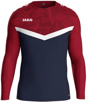 JAKO Iconic Sweatshirt marine chilirot