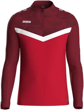JAKO Pullover Ziptop Iconic 8624K rot weinrot