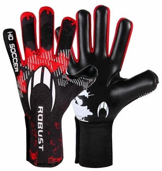HO Soccer Robust Red Torwarthandschuhe schwarz rot