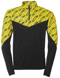 Uhlsport 4-Zip Sweatshirt Kinder schwarz limonengelb