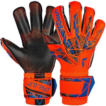 Reusch Attrakt Gold X Evolution GluePrint 5470975 hyper orange electric blue schwarz