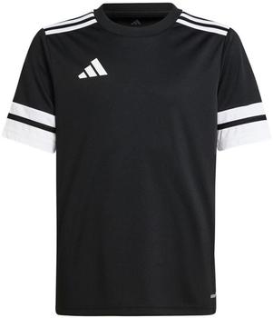 Adidas SQUA25 JSY Y Fußballtrikot schwarz weiß