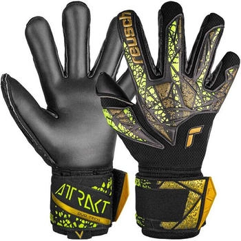 Reusch Attrakt Duo Finger Support 5470050 schwarz gold gelb