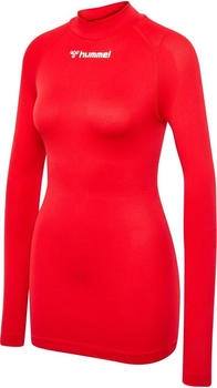 Hummel Comfort Mockneck Tee L S Funktionslongsleeve rot