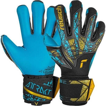 Reusch Attrakt Aqua Finger Support 5470450 schwarz gold aqua
