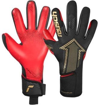 Reusch Fastgrip Gold X GluePrint 5570915 schwarz gold feuerrot