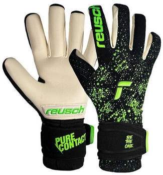 Reusch Pure Contact Gold Torwarthandschuhe schwarz säuregrün