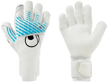 Uhlsport FM Cybertec Absolutgrip SC Torwarthandschuhe wei&szlig; cyberblau schwarz