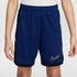 Academy25 Shorts Kinder 492 blau void schwarz orange pulse: Nike Academy Dri-FIT Fußball-Shorts ca. 18 cm; ältere Kinder (HJ3718)