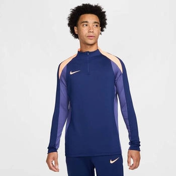 Nike Strike Dri-FIT-Fu&szlig;ball-Drill-Herrenoberteil mit Halbrei&szlig;verschluss Blau (FN2403)