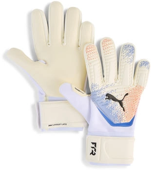 Puma FUTURE Match NC Football Goalkeeper Gloves white/Glowing red/Ultra blue white (042067-11)