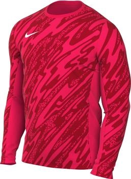 Nike Maglia Dri-FIT Gardien V GK FD7474-644 Sweatshirt laser crimson university red wei&szlig;