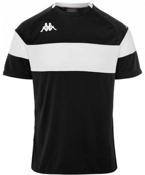 Kappa Dareto Kurzarm-T-shirt schwarz S