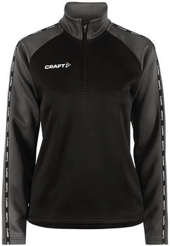 Craft Squad 2-Zip Trainings-Top schwarz granit 999985