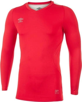 Umbro Elite V-Ausschnitt Base Layer Top zinnoberrot