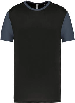 Proact Sportswear Sportshirt zweifarbig schwarz