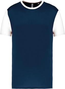 Proact Sportswear Sportshirt zweifarbig blau schwarz