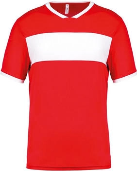 Proact Sportswear Kurzarm-Trikot für Erwachsene sporty red/white