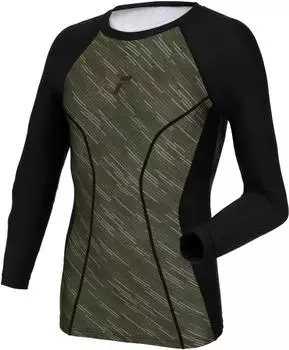 Reusch Padded Eco Unterziehshirt (5313600) schwarz/desert green