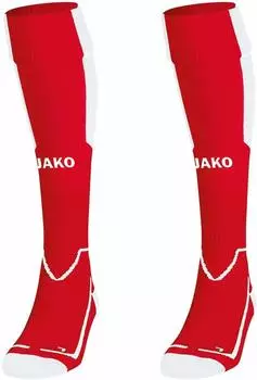 JAKO Stutzenstrumpf Lazio (3866) rot/wei&szlig;