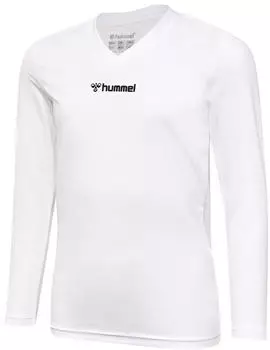 Hummel BL Essential Tee L/S Kids (225521-9001) weiss