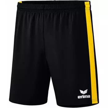 Erima Herren Shorts Retro Star (3152104) schwarz/gelb