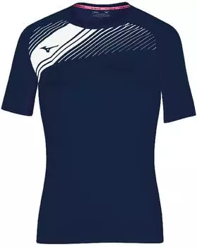 Mizuno Game Shirt Iwata Trikot blau