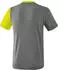 Erima 5-C T-Shirt Kurzarmshirt grau/lime/schwarz